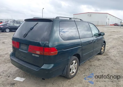 2001 Honda Odyssey Ex из США, поврежденный, VIN 2HKRL18651H586745